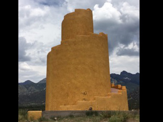 Ziggurat in Crestone Colorado